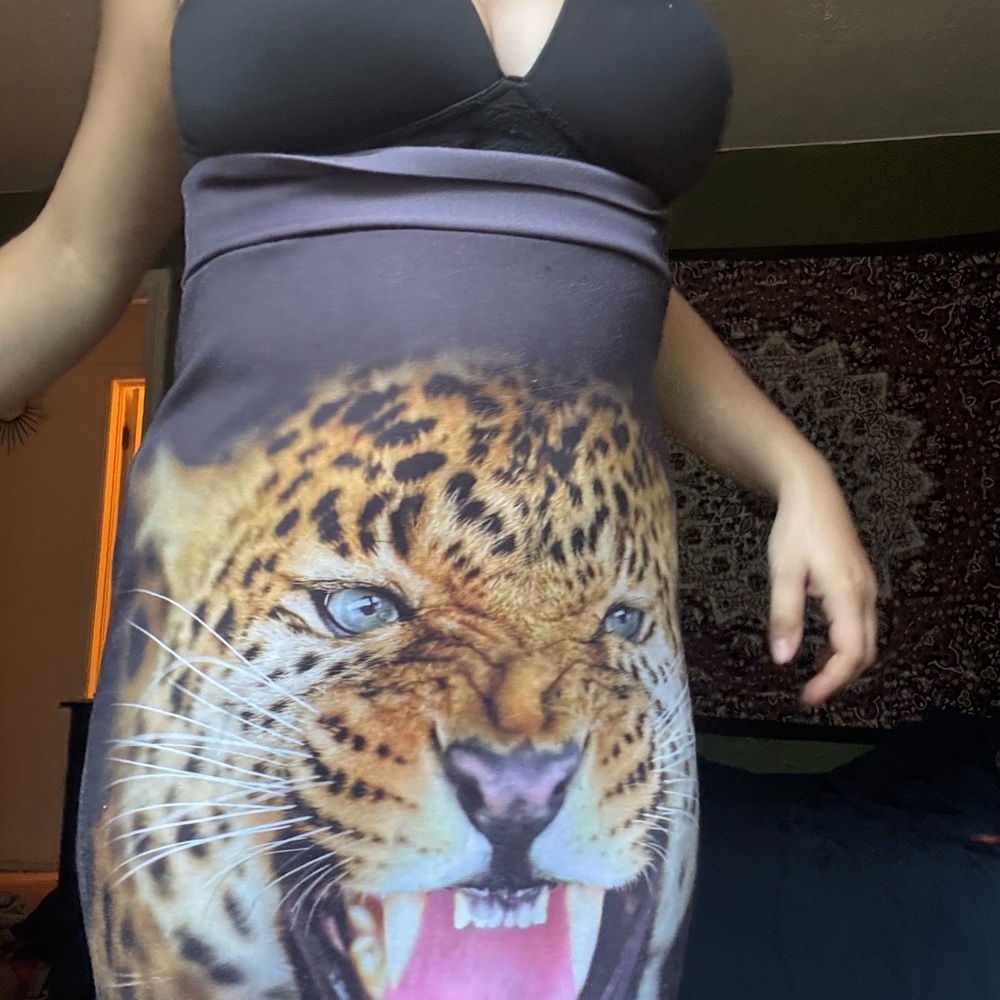 Leopard Print Bodycon Dress